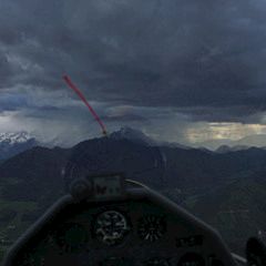 Flugwegposition um 16:20:08: Aufgenommen in der Nähe von Gemeinde Roßleithen, 4575, Österreich in 1001 Meter